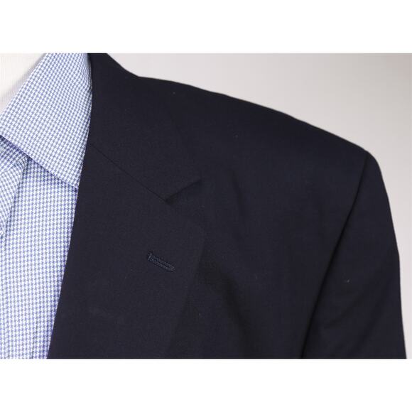 Jos A Bank Blazer Navy Blue Gold Button Jacket 48R - Picture 4 of 8